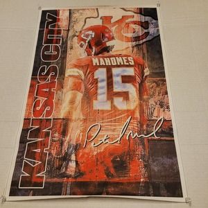 Kansas City Pat Mahomes Canvas Poster